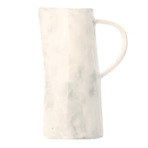 Off White Eenvoudige keramische kan (Taupe)