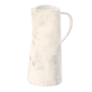 Off White Eenvoudige keramische kan (Taupe)