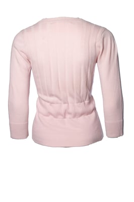 Diane Von Furstenberg, Roze cardigan met strik