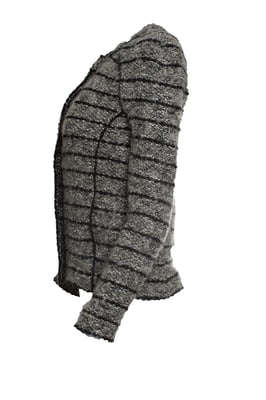 Isabel Marant Étoile, grijze en zwarte tweed jacket