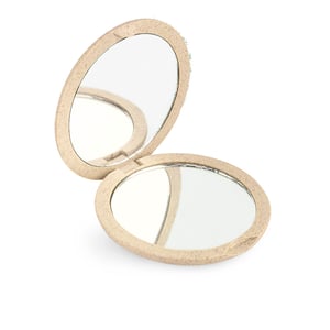 Mirror Dubbele Opvouwbare Tas Van Natuurlijke Vezels X4 #beige