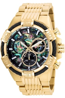 Invicta Bolt 26541 Herenhorloge - Quartz Uurwerk - Roestvrij Staal met Multicolor Wijzerplaat - 51 mm