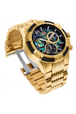 Invicta Bolt 26541 Herenhorloge - Quartz Uurwerk - Roestvrij Staal met Multicolor Wijzerplaat - 51 mm