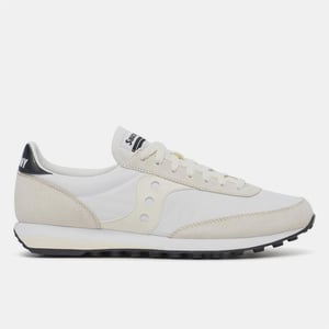 Saucony Unisex-sportschoenen van suède, maat 80 voor volwassenen (Wit/Crème)