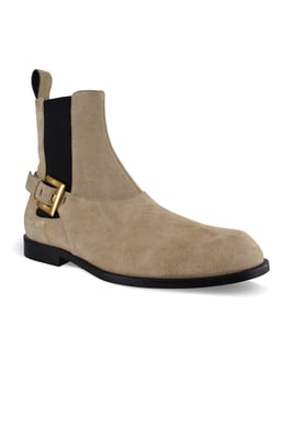 Balmain Balmain Anthem Chelsea-laarzen Beige