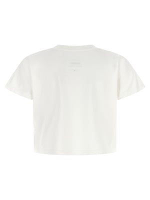 MM6 Maison Margiela Witte Katoenen T-shirt