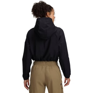 Under Armour Damesjack met capuchon, geweven, uit de Unstoppable-collectie (Zwart)