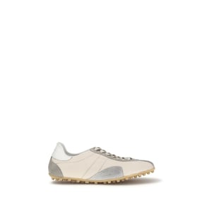 Maison Margiela Beige Kalfsleren Bos Taurus Sport Sneakers