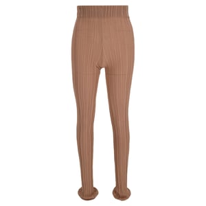 Acne Studios Keera Leggings in beige katoen