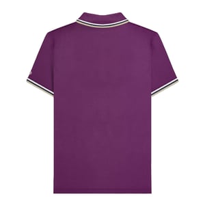 Lambretta Herenpoloshirt met drie punten (Winterbloei/Wit/Navy/Cashew)