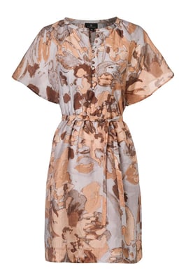 Fancay Print Tuniek Lichtblauw / Zand