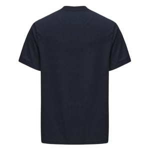 Pretty Green Heren-T-shirt met logo op de borst en ronde hals (Marine)