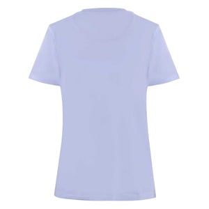 Pretty Green Heren-T-shirt met logo op de borst en ronde hals (Pastelblauw)