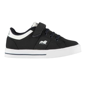 Lonsdale Latimer leren sportschoenen voor kinderen (Marine)