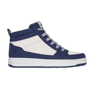 Skechers Hoge sneakers met fleecevoering voor kinderen (Marine/Tan)