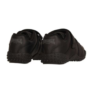 Lonsdale Kinderen Fulham Leren Sneakers (Zwart)