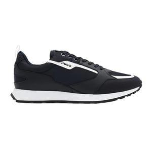 Hugo Icelin leren sneakers voor heren (Donkerblauw)