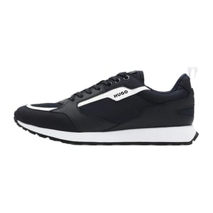 Hugo Icelin leren sneakers voor heren (Donkerblauw)