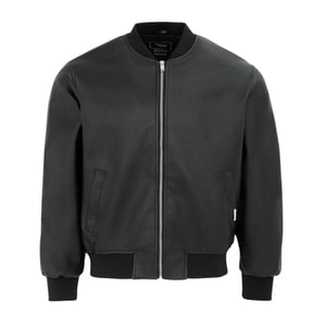Firetrap PU-bomberjack voor heren (Zwart)