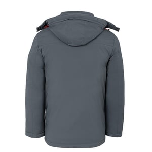 Lee Cooper Heren Pufferjas met capuchon (Grijs)