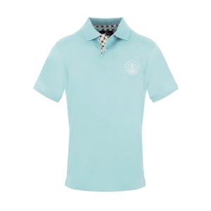 Aquascutum Heren Logo Poloshirt (Licht Blauw)