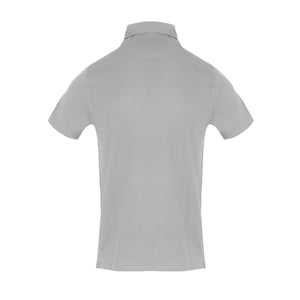 Aquascutum Heren Logo Katoenen Polo Shirt (Grijs)