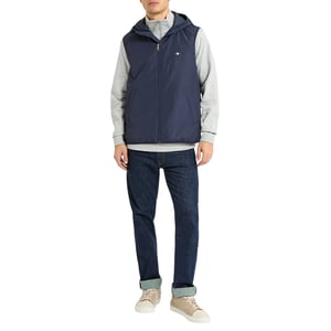 Gant Heren mouwloos gilet (Blauw)