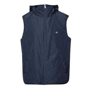 Gant Heren mouwloos gilet (Blauw)