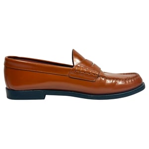 Burberry Rupert Pennyloafers in Bruin Leer