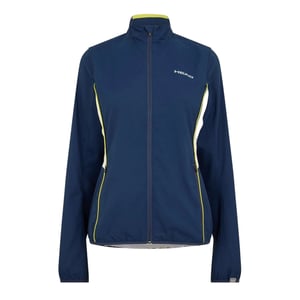 Head Dames-trainingsjas met volledige ritssluiting en clublogo (Donkerblauw)
