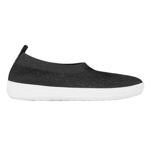 Fit Flop Platte pumps van Uberknit voor dames (Zwart)