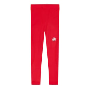 Skins Legging met logo uit de Kinderserie 1 (Rood)