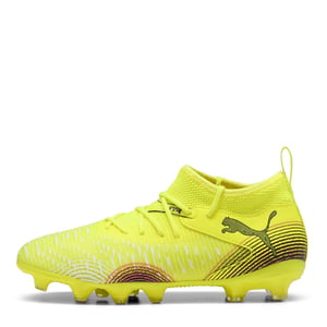 Puma Future 8 Ultimate Match voetbalschoenen voor kinderen (kunstgras) (Geel/zwart)