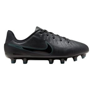 Nike Tiempo Legend 10 voetbalschoenen voor kinderen, voor harde ondergrond (Zwart, Groen)