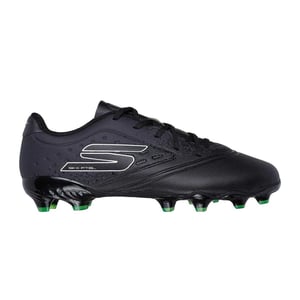 Skechers Stevige grondvoetbalschoenen voor kinderen (Zwart)