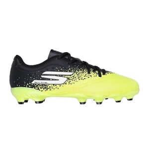 Skechers Stevige grondvoetbalschoenen voor kinderen (Geel/zwart)