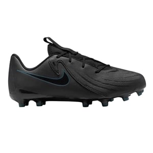 Nike Phantom GX II Academy voetbalschoenen voor kinderen (voor harde ondergrond) (Zwart, Groen)