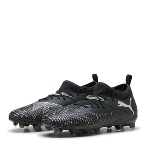 Puma Future 8 Ultimate Match voetbalschoenen voor kinderen (kunstgras) (Zwart, Groen)