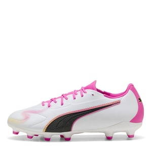 Puma Voetbalschoenen voor kinderen, model King Match, voor harde ondergrond (Roze)