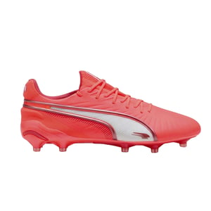 Puma Voetbalschoenen voor kinderen, model King Ultimate Firm Ground (Gloeiend rood)
