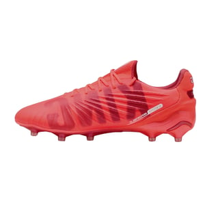 Puma Voetbalschoenen voor kinderen, model King Ultimate Firm Ground (Gloeiend rood)