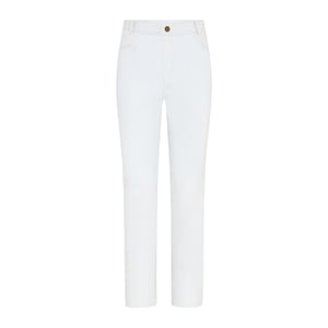 Dames Wit Lamsleer 501 Biker Jeans - Ankara