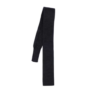 Boss Gebreide Wol Skinny Stropdas (Grijs)