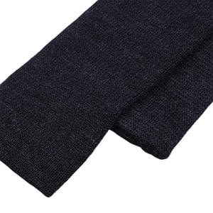 Boss Gebreide Wol Skinny Stropdas (Grijs)