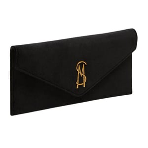 Steve Madden Gladde clutch voor dames (Zwart)