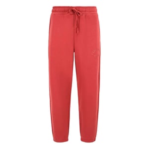 Blank Essentials Joggingbroek voor heren met gebogen logo (Kruiden Rood)