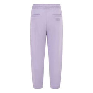 Blank Essentials Joggingbroek voor heren met gebogen logo (Violet)
