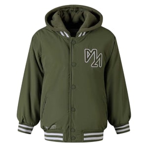 Minoti Geborduurde baseball-varsityjas voor jongens (Khaki)