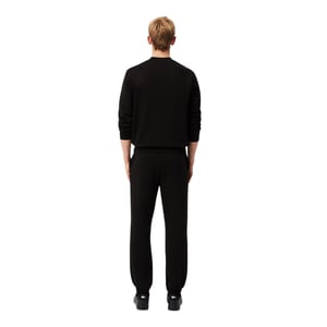 Lacoste Joggingbroek van fleece voor heren, normale pasvorm (Zwart)