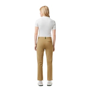 Lacoste Dames/dames broek met rechte pijpen (Beige)